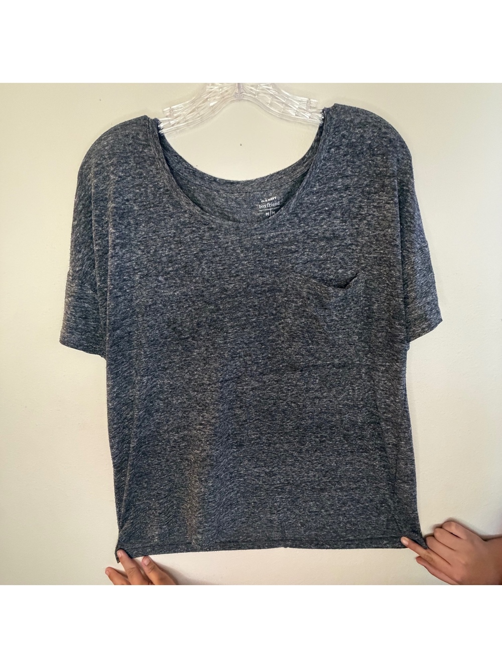 Old Navy Boyfriend Style Heather Gray T-Shirt Medium / Comfy / Lightweight
